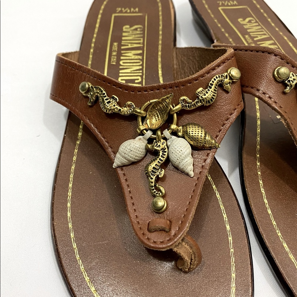 Santa Monica Seashell Thong Sandals